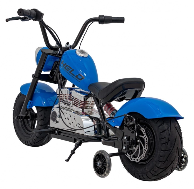 Motorrad Chopper Warrior Blau