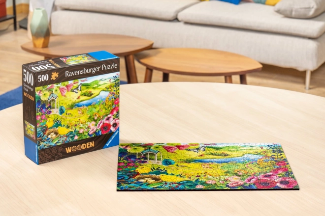 Ravensburger Dřevěnes Puzzle Wildgarten 500 Teile