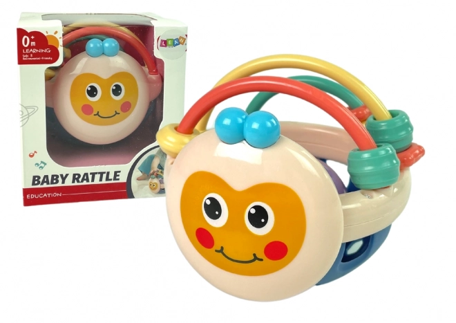 Rassel für Babys Pastellfarben Ball