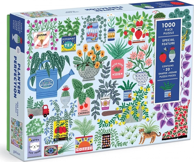 Galison Puzzle Blumenpflanzung 1000 Teile