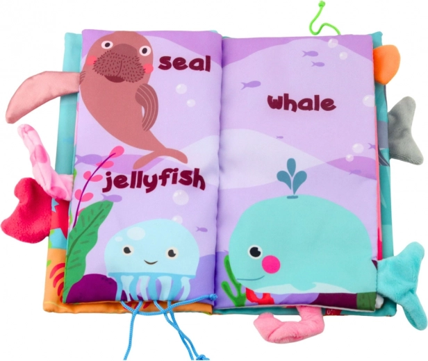 Bunte Illustrationen von Meerestieren