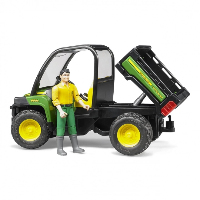 Bruder John Deere Gator mit Fahrer