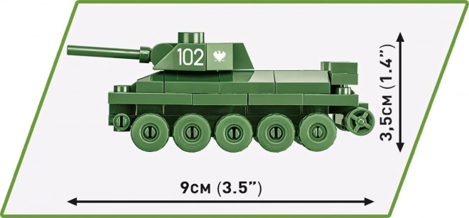 II. Weltkrieg Panzer T-34/76 Modellbausatz