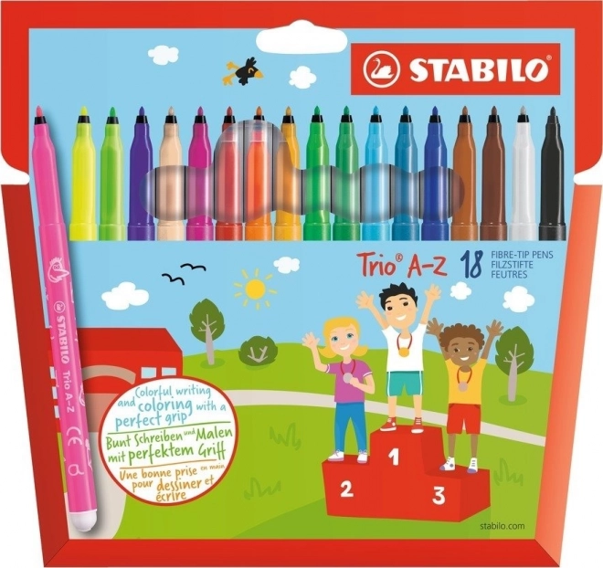 Stabilo Trio A-Z 18er Set Marker