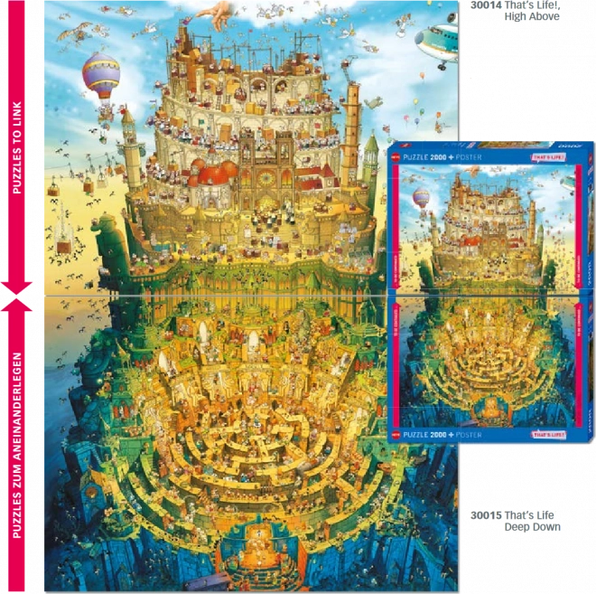 Puzzle HEYE That's Life: Tief 2000 Teile