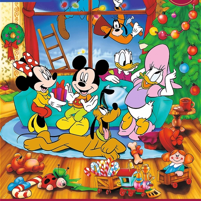 Puzzle Disney Mickey Mouse und Freunde Weihnachten 600 Teile