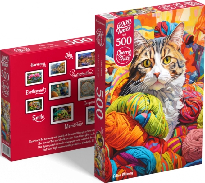 Cherry Pazzi Katzen Launen Puzzle 500 Teile