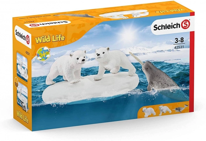 Polarbären Spielplatz Wild Life Figuren von Schleich