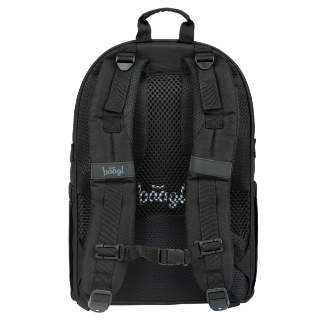 Baagl 3er Set Skate Darkness: Rucksack, Federmäppchen, Beutel