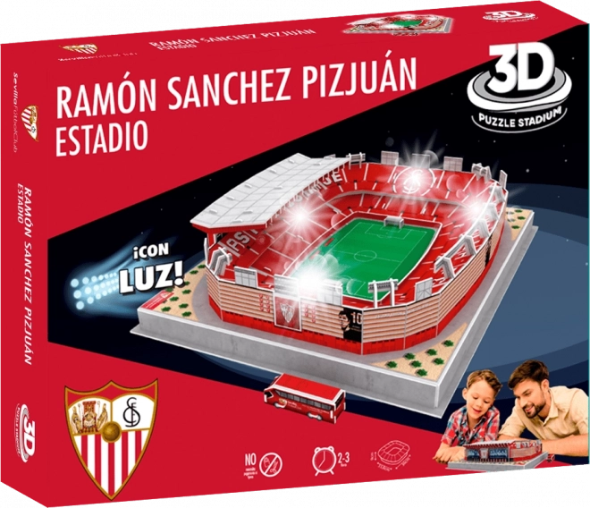 Leuchtendes 3D-Puzzle Stadion Ramón Sánchez-Pizjuán - FC Sevilla