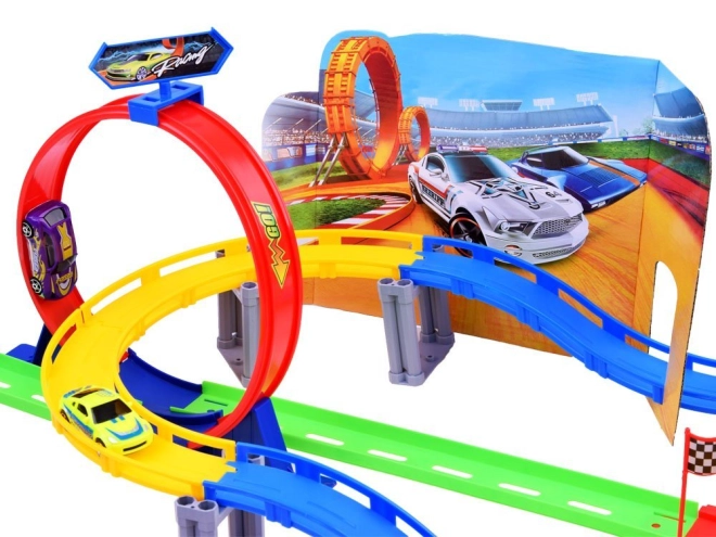 2-in-1-Strecke mit Looping und Sprung