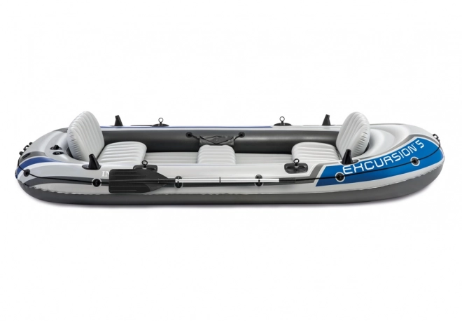 Aufblasbares Boot für 5 Personen Excursion 5 mit Rudern und Pumpe