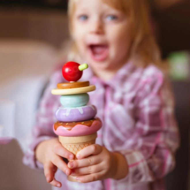 Woopie Green Montessori Eisdiele Holzspielzeug