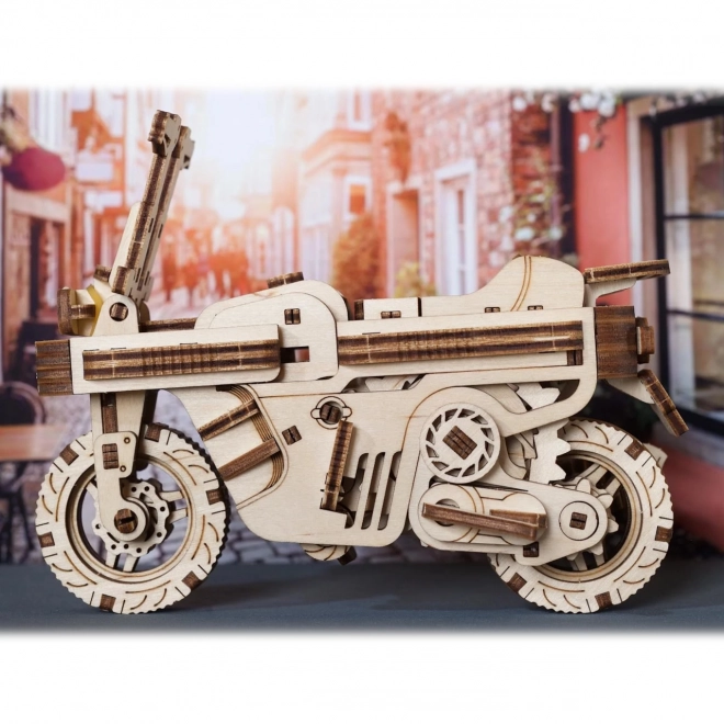 Ugears 3D Holzmechanik-Puzzle Klappbarer Scooter