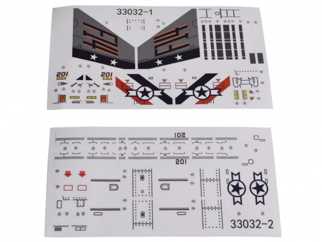 Technische Bausteine F-14 Tomcat Jägerflugzeug 1600 Teile