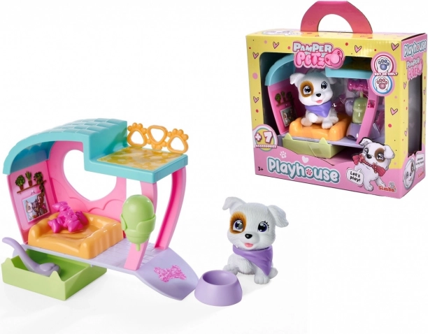 Pamper Petz Häuschen mit Welpe und Zubehör