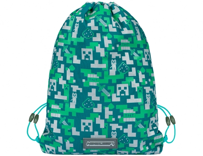 Minecraft Rucksack Silver Creeper