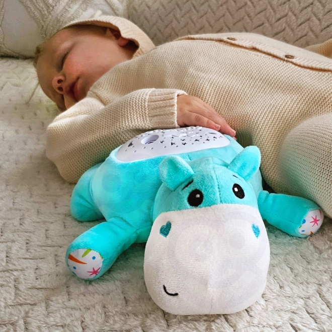 Woopie Baby Kuscheltier Projektor Schlafhilfe Nilpferd