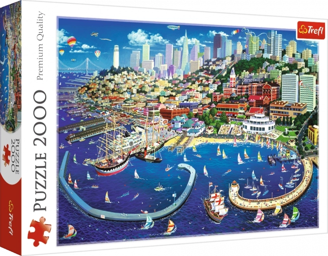 Puzzle 2000 Teile - San Francisco Bucht