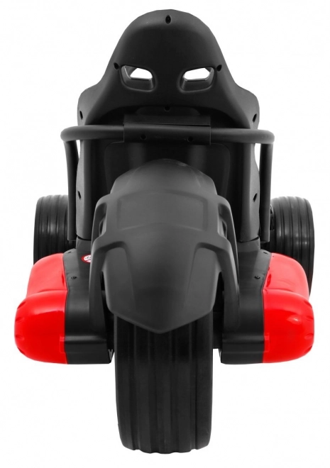 Kinder Gokart Bolid XR-1 mit Batterie Rot + verstellbarer Lenker + geformter Sitz