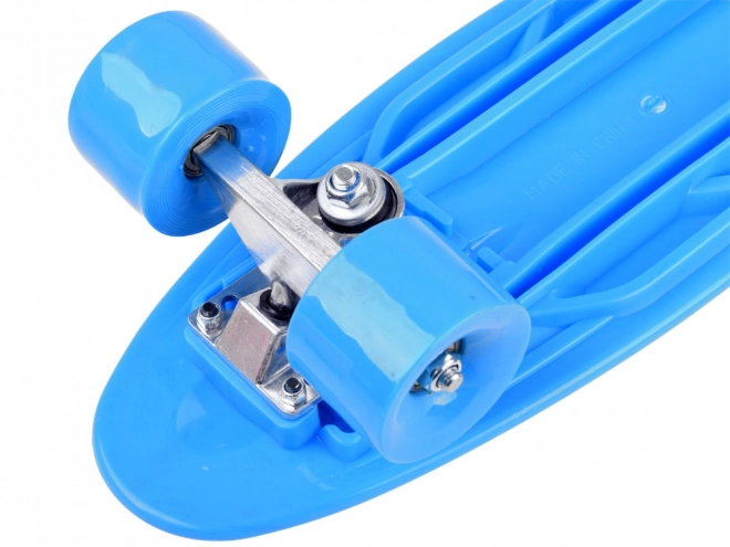 Farbenfrohe FISZKA Skateboard – Blau