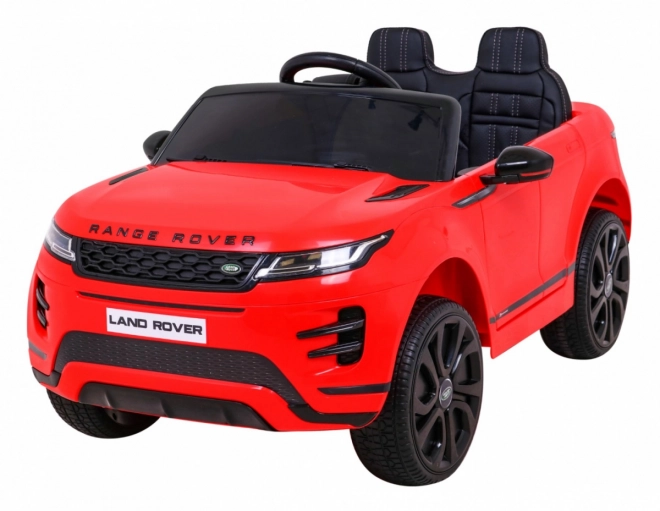 Elektrisches Auto Range Rover Evoque rot