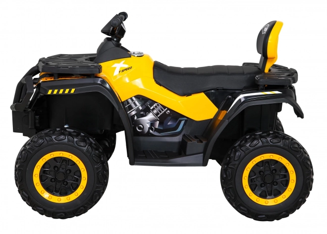 Quad XT-Speed für Kinder Gelb + 4x4 + EVA + langsamer Start + Radio MP3 + LED-Diode
