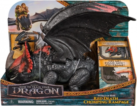 Figuren Wie man einen Drachen zähmt – Film-Set Red Death mit Ohnezahn