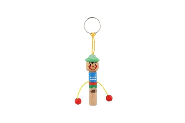 Holzpuppe Pfeife mit Schlaufe