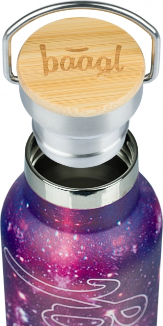 Thermoflasche mit Bambusdeckel Galaxy 500 ml