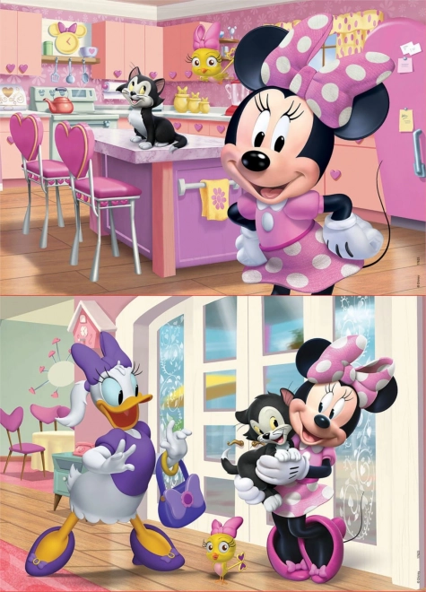 Holzpuzzle Minnie 2x25 Teile