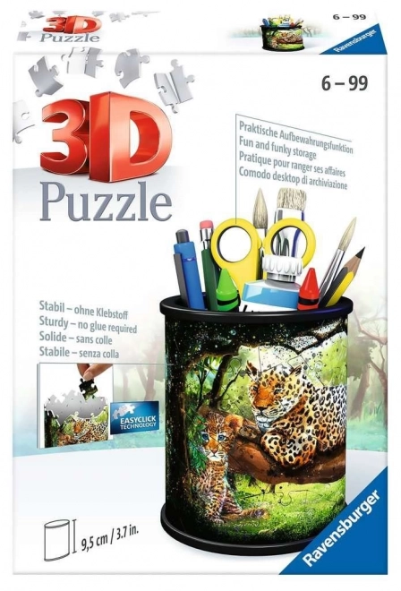 Ravensburger 3D Puzzle Stifthalter mit Leoparden-Motiv