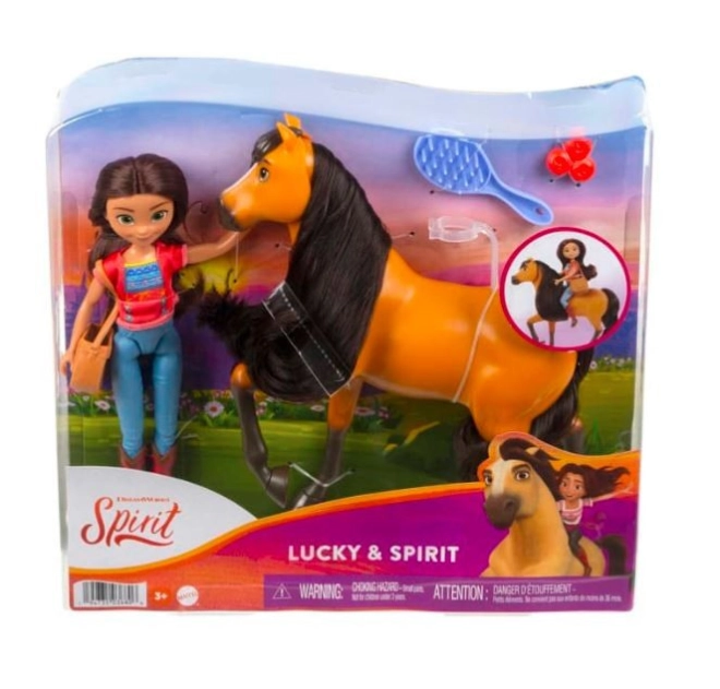 Mattel Lucky und Pferd Spirit aus Spirit Riding Free