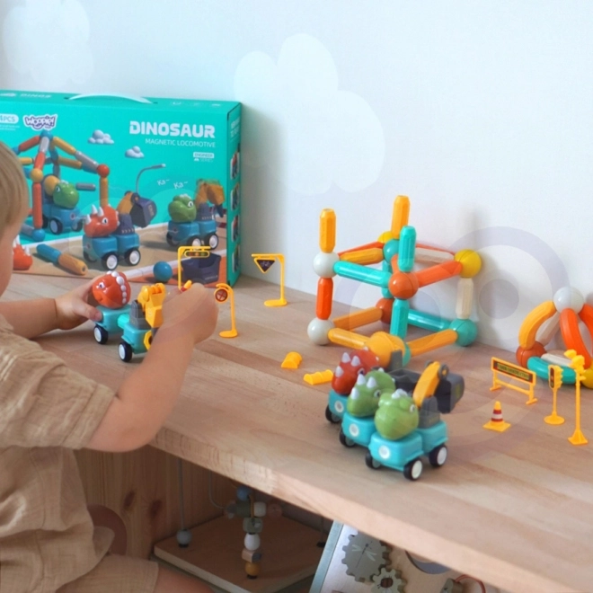 Magnetische Konstruktionsspielzeug Dinosaurier Set