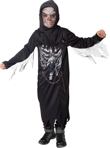 Gruseliges Kostüm mit Kapuze