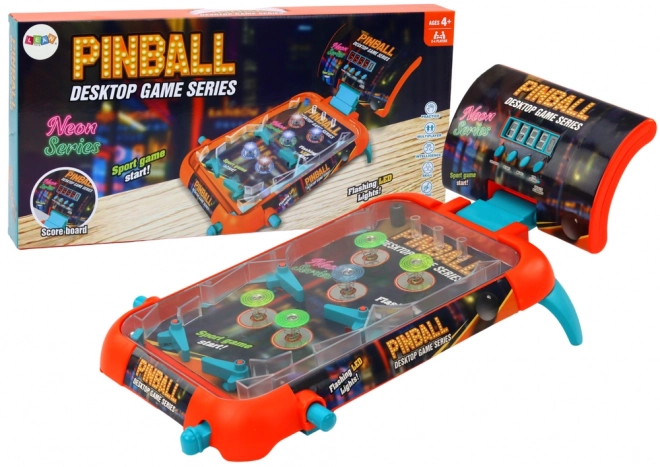 Geschicklichkeitsspiel Pinball mit LED-Lichtern