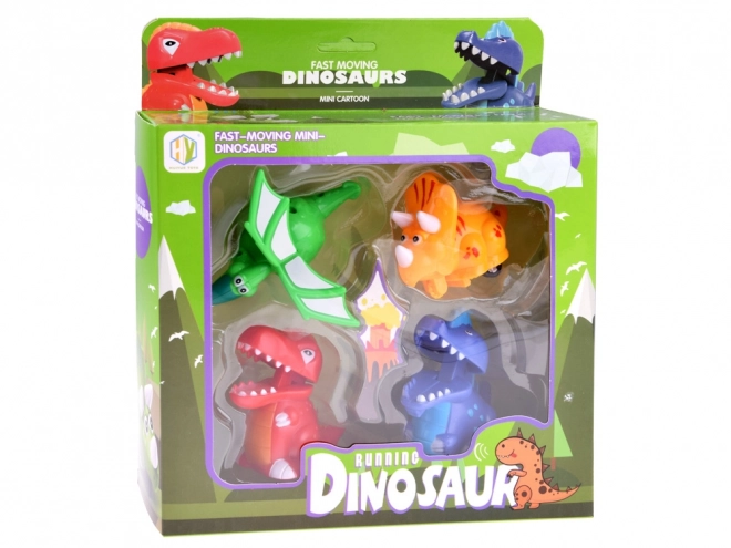 Set Bewegbare Dinosaurier 4er Set