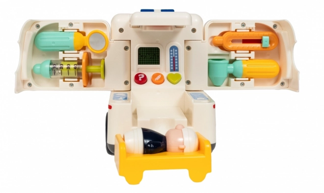 Ambulanz mit Musik und Licht