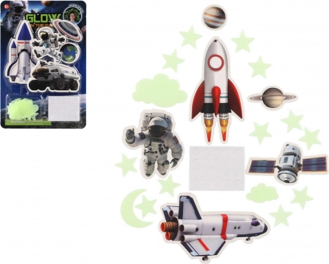 Leuchtende Weltraumdekorationen für Wand und Decke