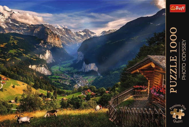 Puzzle Lauterbrunnen Schweiz 1000 Teile