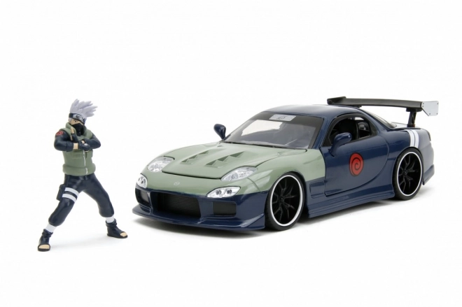 Mazda RX-7 1993 mit Naruto Figur im Maßstab 1:24 von Jada Toys