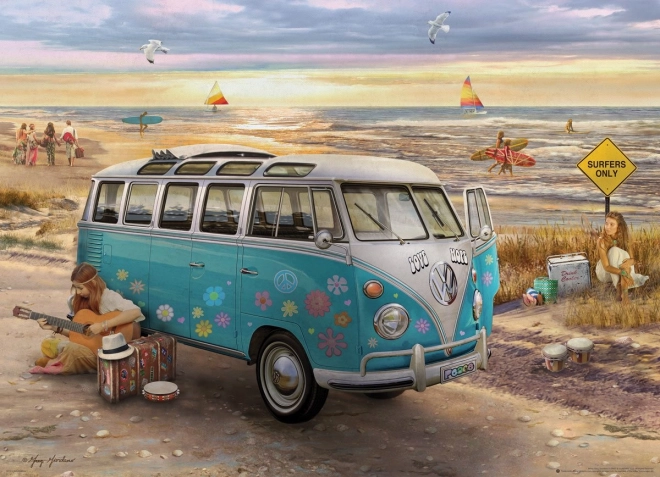 Eurographics Puzzle VW Bus - Liebe und Hoffnung 1000 Teile