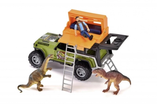 Dino-Camper Jeep mit Sound und Licht