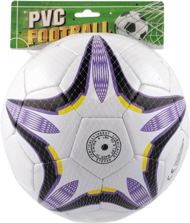 Fußball lila-weiß 23 cm