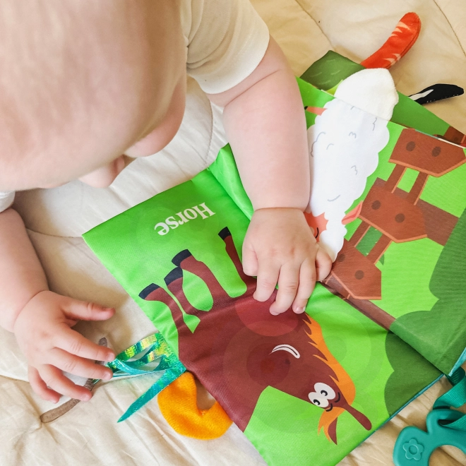 Woopie Baby Stoffbuch mit Tierschwänzen
