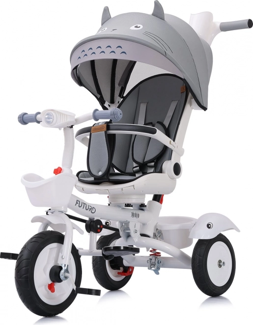 Chipolino Dreirad Mit Verdeck Futuro 2in1 Grau