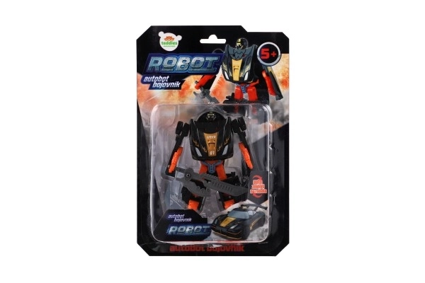 Transformer Spielzeug Roboter Schwarz 14cm