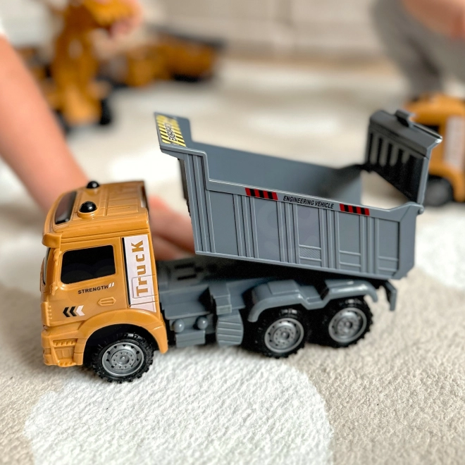 Großes Set Baufahrzeuge 6-in-1