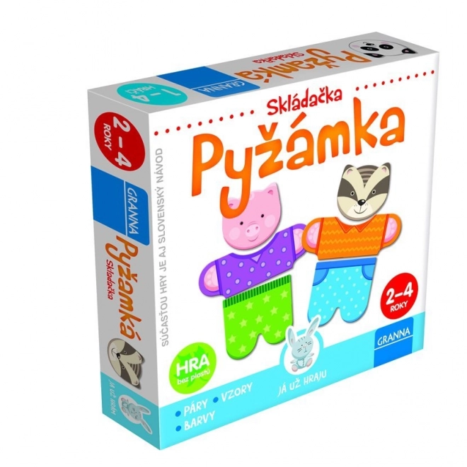 Granna Pyjama-Tierpuzzle