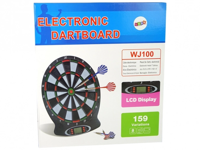 Elektronische Dartscheibe mit Pfeilen 43 cm x 38 cm